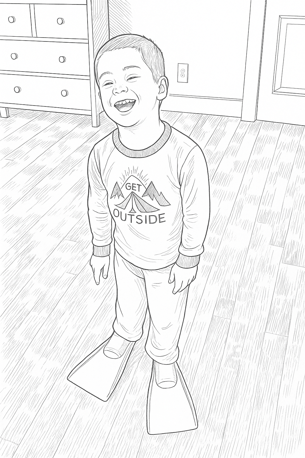 Ev as a coloring page Ev as a coloring page